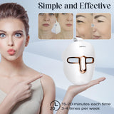 SDKWDH masque visage LED protection des yeux intégrée pour un usage sûr.