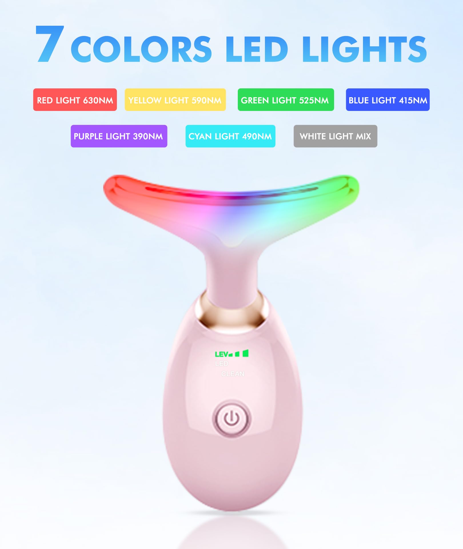 SDKWDH mode 7 couleurs pour visage, personnalisation du soin.