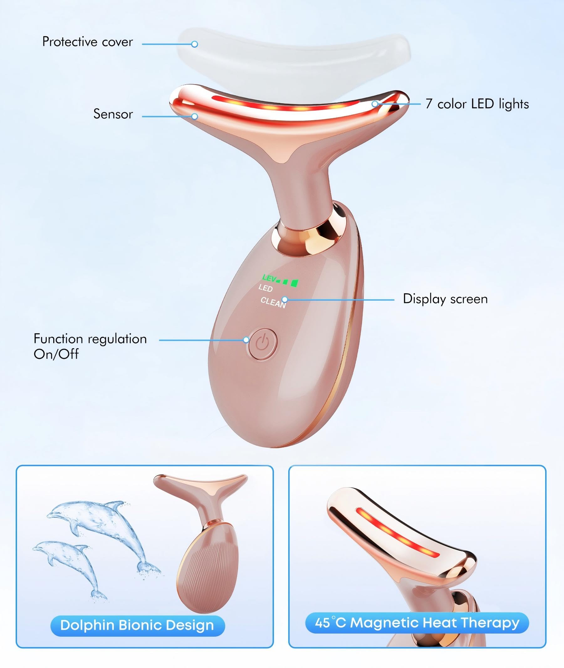 Détail du mode thermique et de vibration du SDKWDH pour le visage