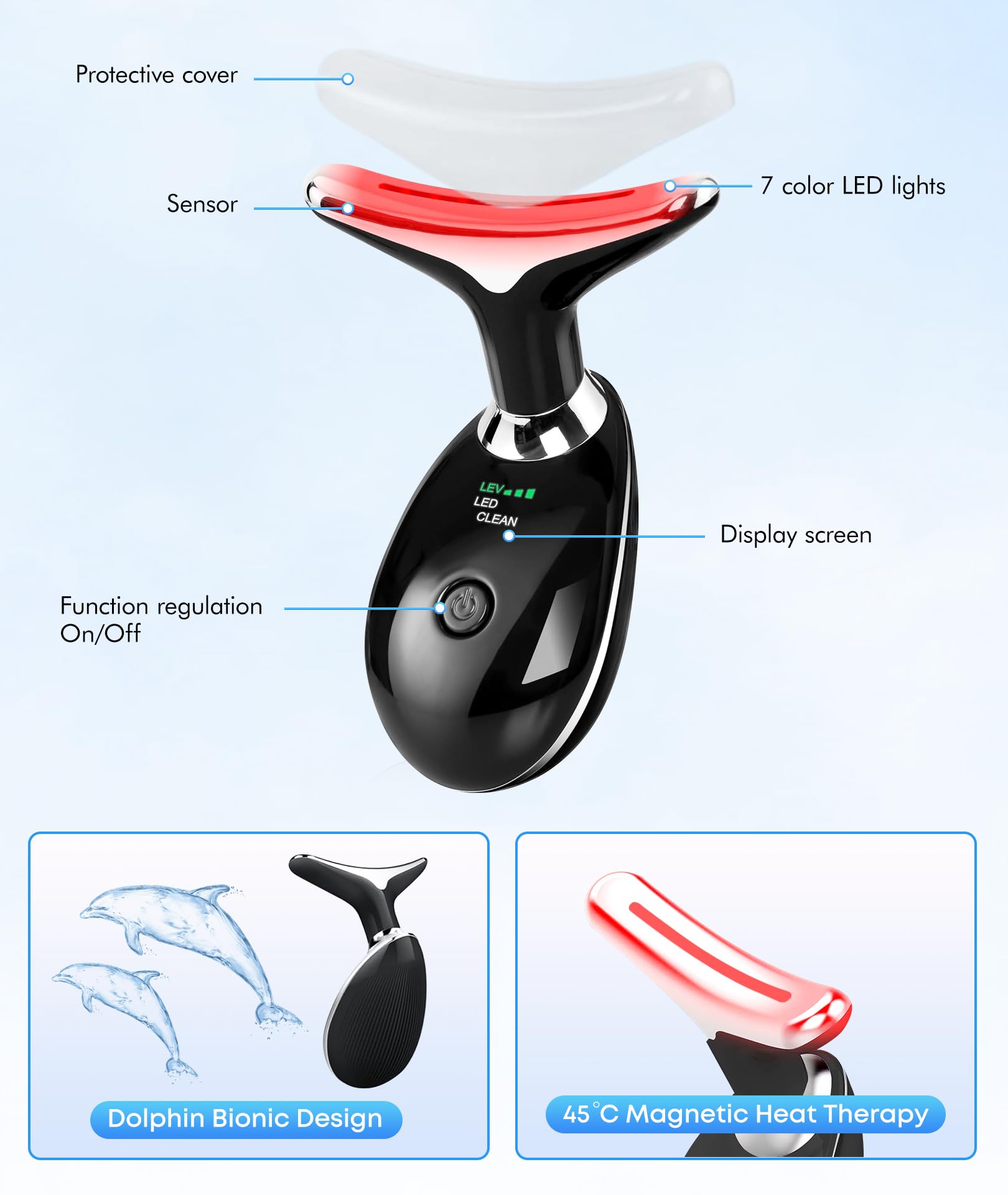 SDKWDH vibration massage visage, relaxation et tonification légère.