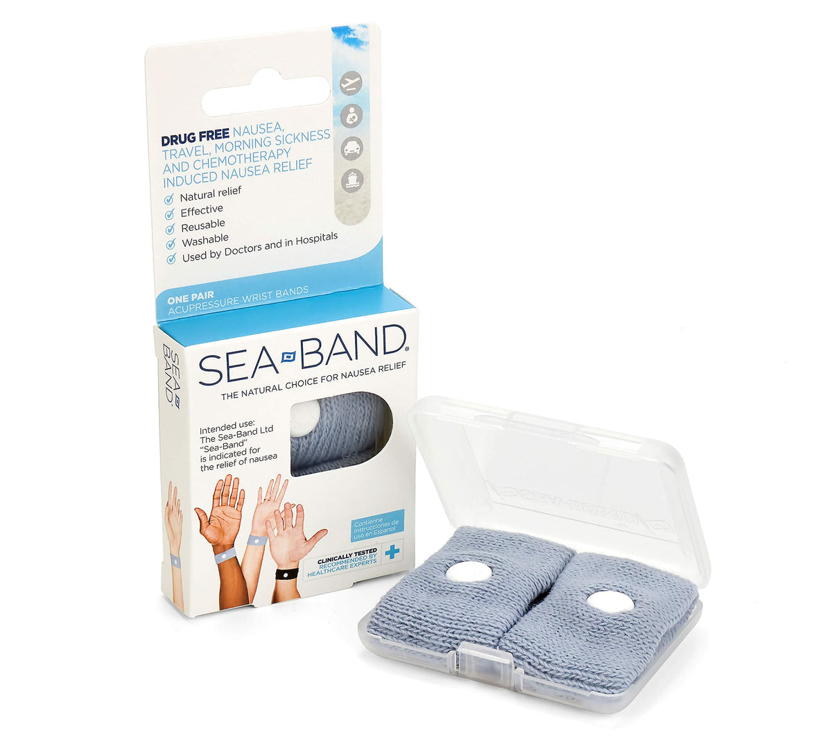 Sea-Band Original poignet nausées sans médicament.