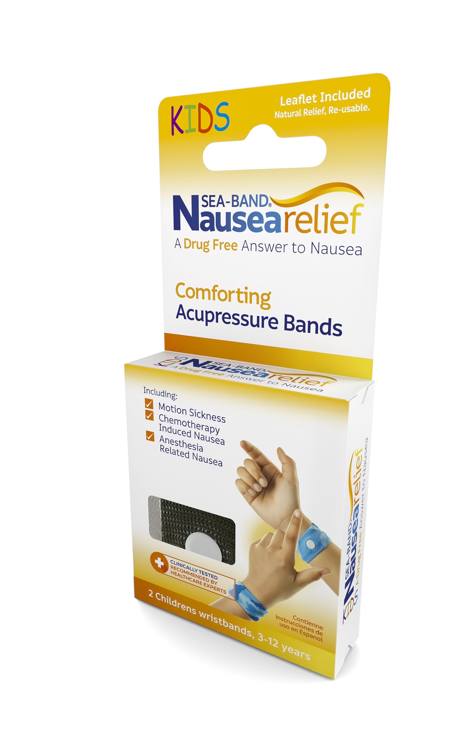 Sea-Band utilisation simple et rapide sans médicament.