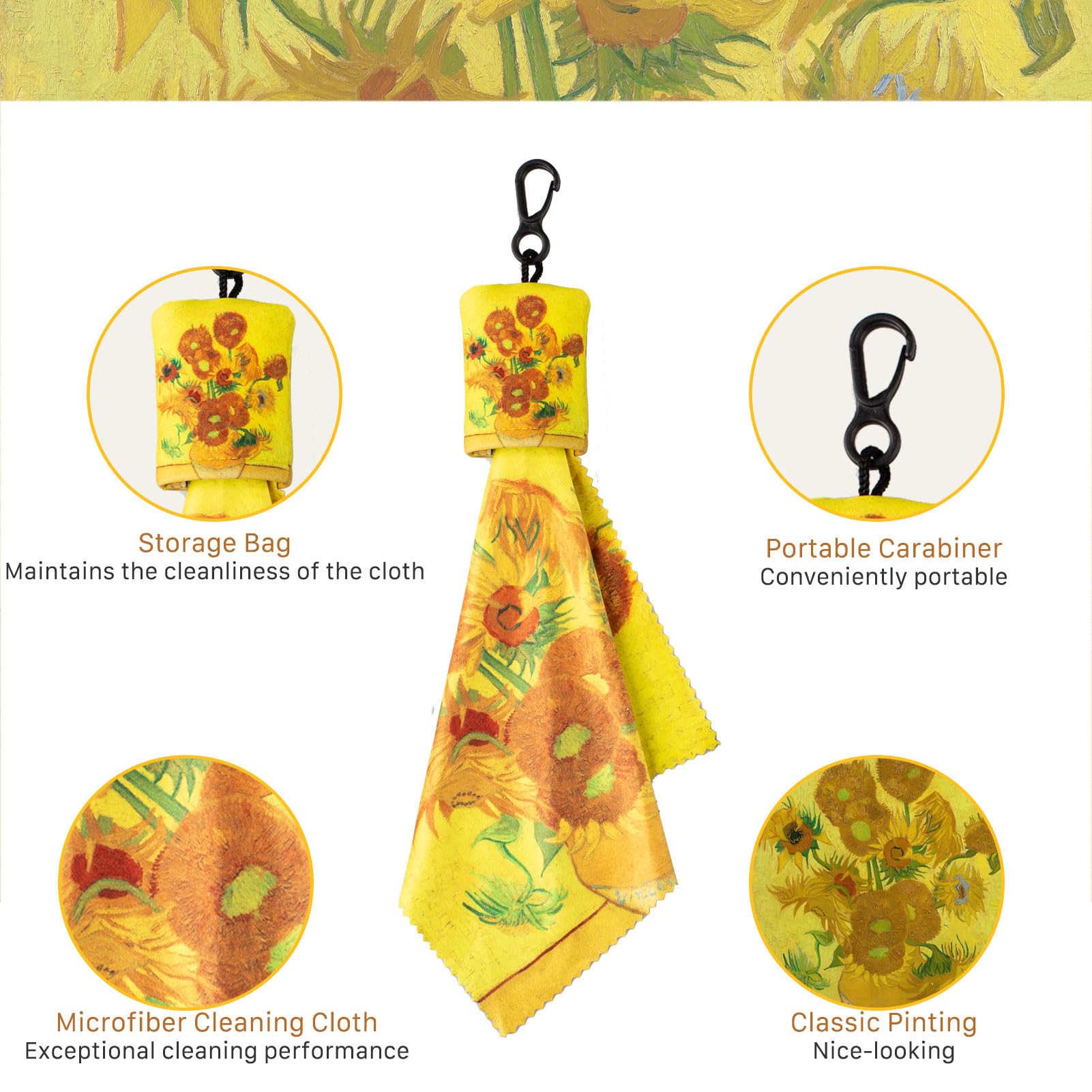 Chiffon Seabbo Vague Kanagawa: élimine poussière et empreintes.
