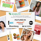 SEABUCKWONDERS emballage carton, conditionnement sûr et pratique.