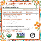 SEABUCKWONDERS gélules oméga-7 dosage quotidien pratique.