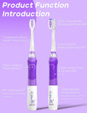 SEAGO brosse dentaire enfant IPX7 étanche et facile à nettoyer