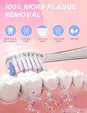 SEAGO brosse d'enfants avec minuteur de deux minutes pour un brossage conforme.