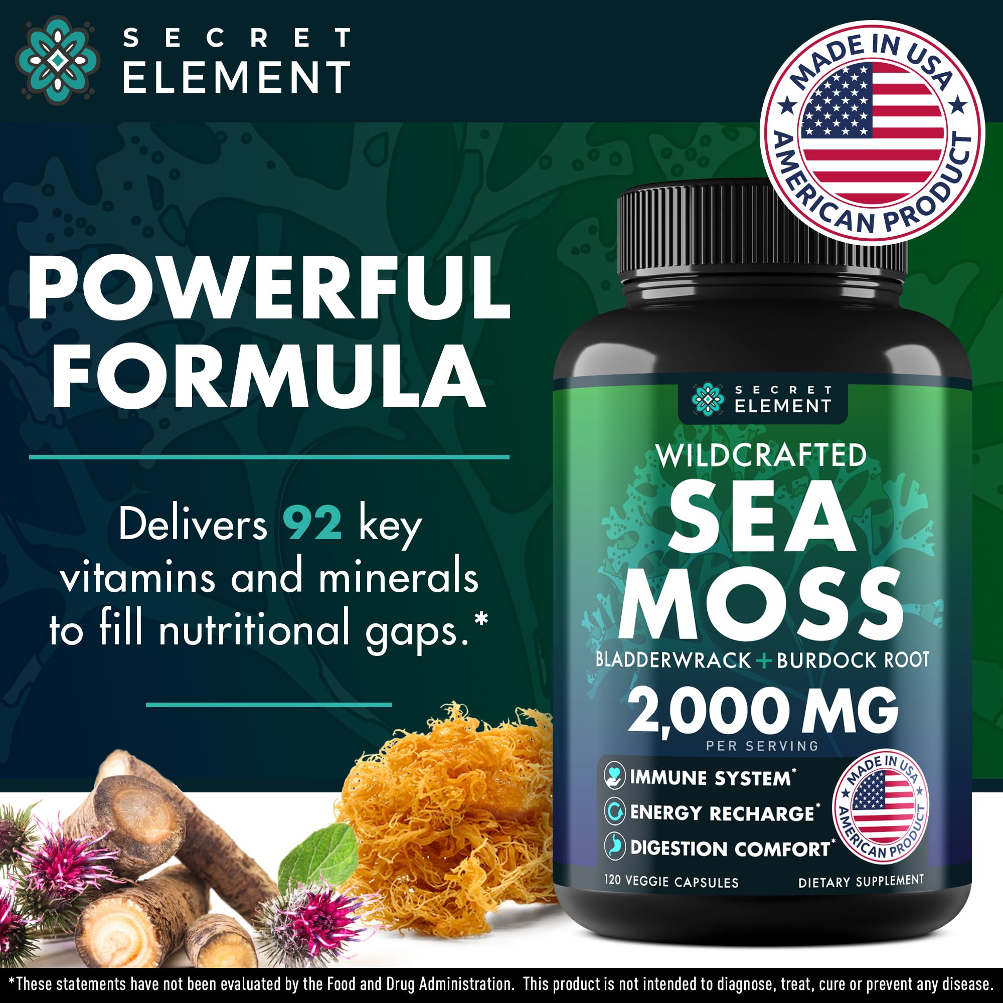 Capsules Secret Element faciles à prendre pour soutenir votre routine bien-être