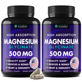 Secret Element Magnésium Glycinate 500 mg capsules, apport quotidien pratique.