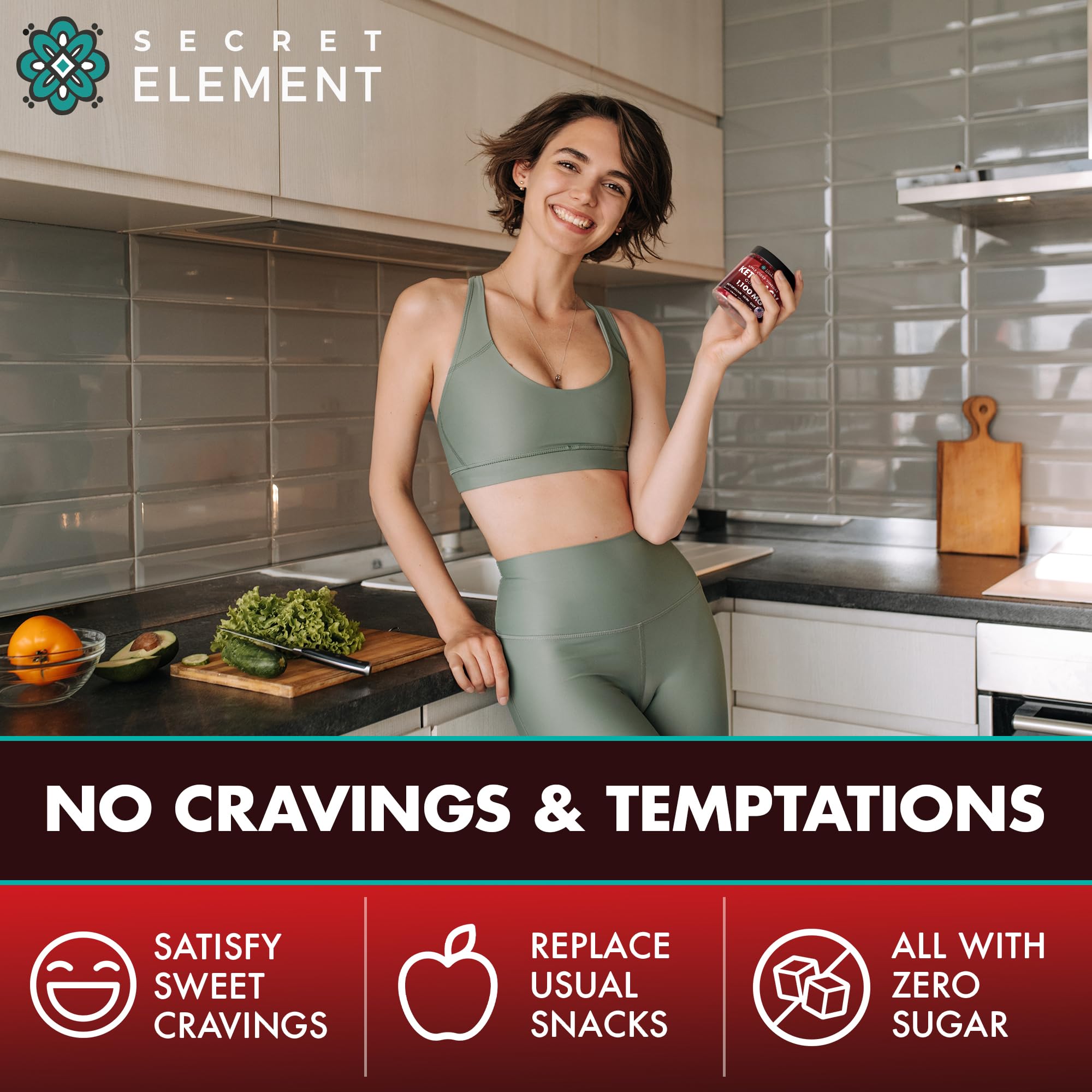 Secret Element gommes avec vitamines B pour vitalité quotidienne