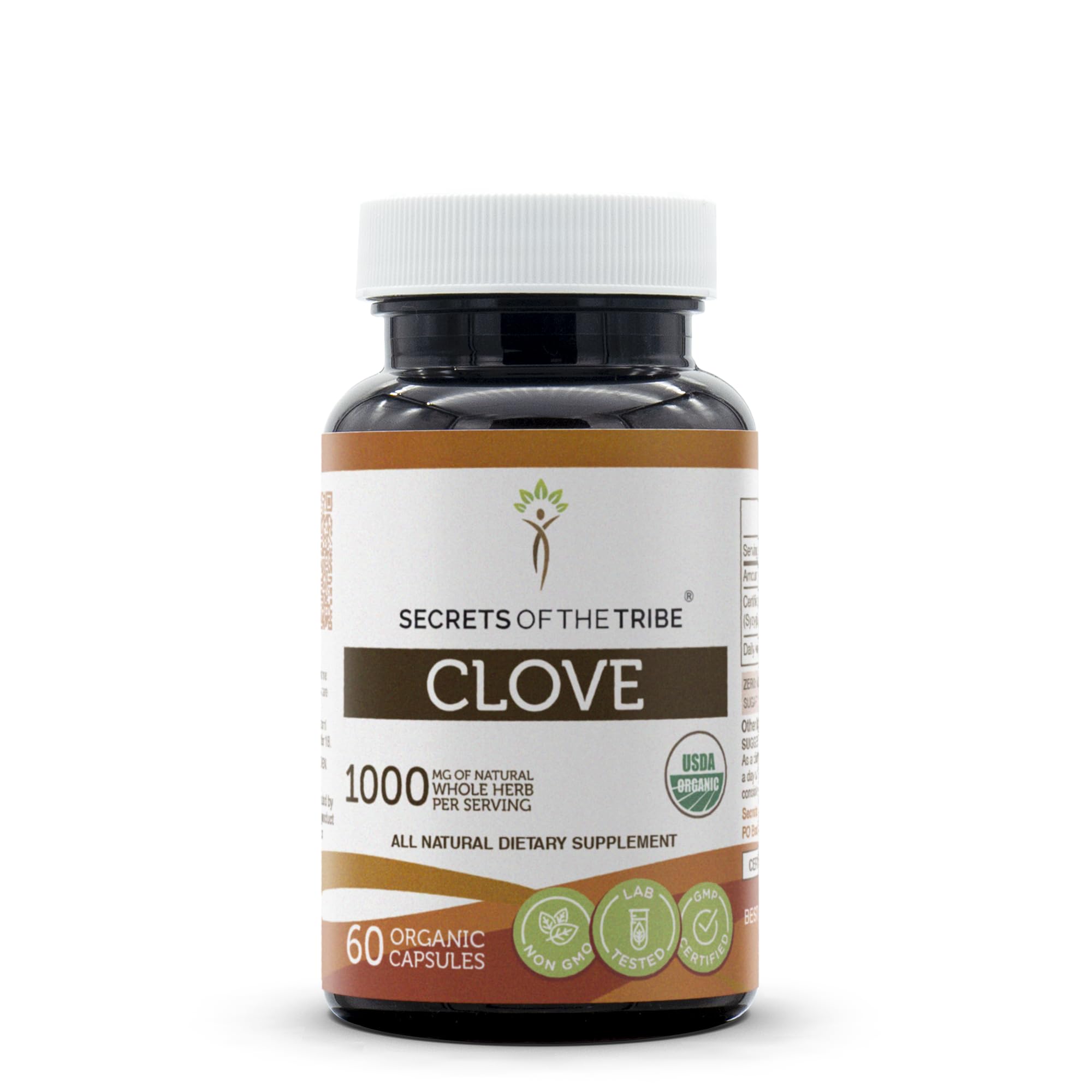 Secrets of the Tribe clous de girofle en capsules bio format pratique pour le quotidien.