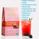 Feuilles de framboise rouges utilisées dans Secrets Of Tea.