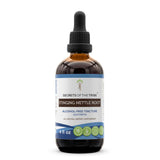 Secrets of the Tribe Extrait liquide d'ortie flacon 4oz, absorption naturelle facilitée.