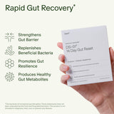 Seed 14 Day Gut Reset – capsules avant: dosage facile pour rééquilibrage rapide.