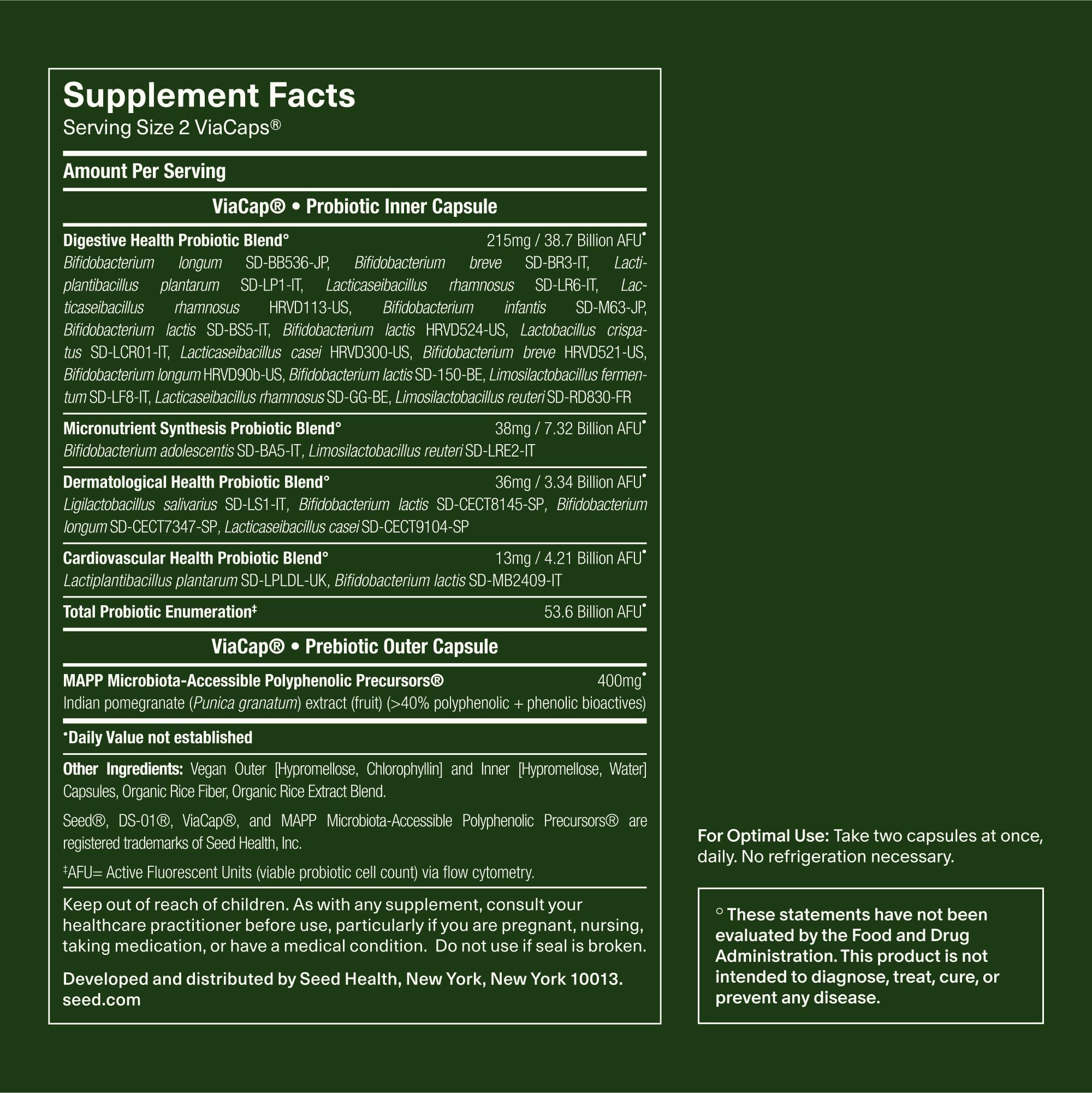 Seed 14 Day Gut Reset – emballage compact: voyage léger et gestion facile.