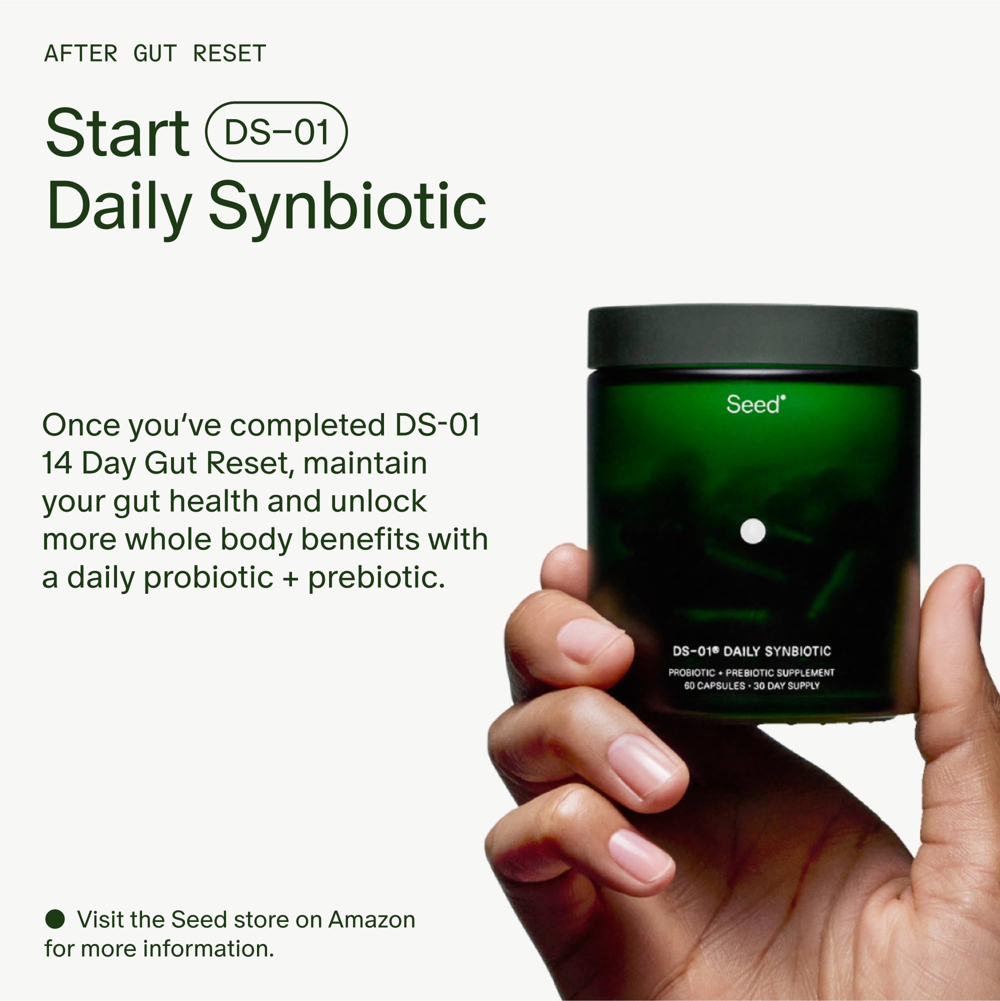 Seed 14 Day Gut Reset – voyage en mobilité: capsules faciles à transporter.