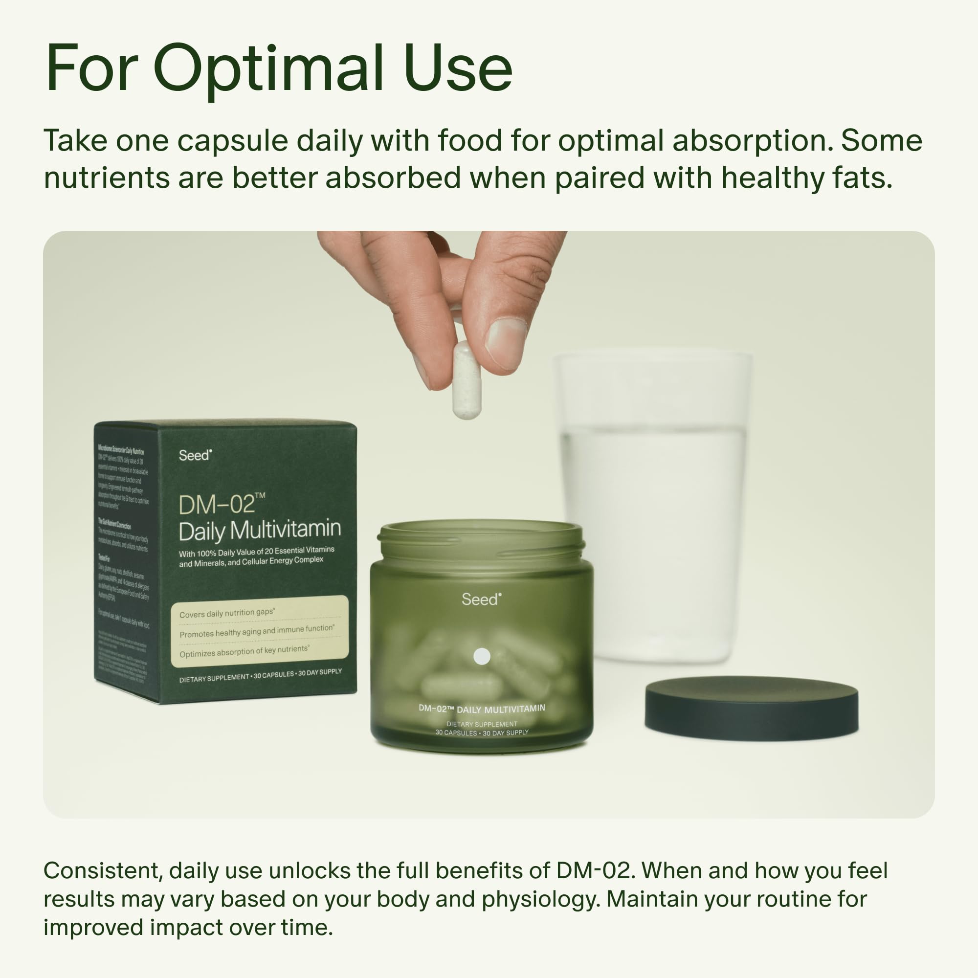 Seed DM-02 précision dans la distribution des nutriments essentiels