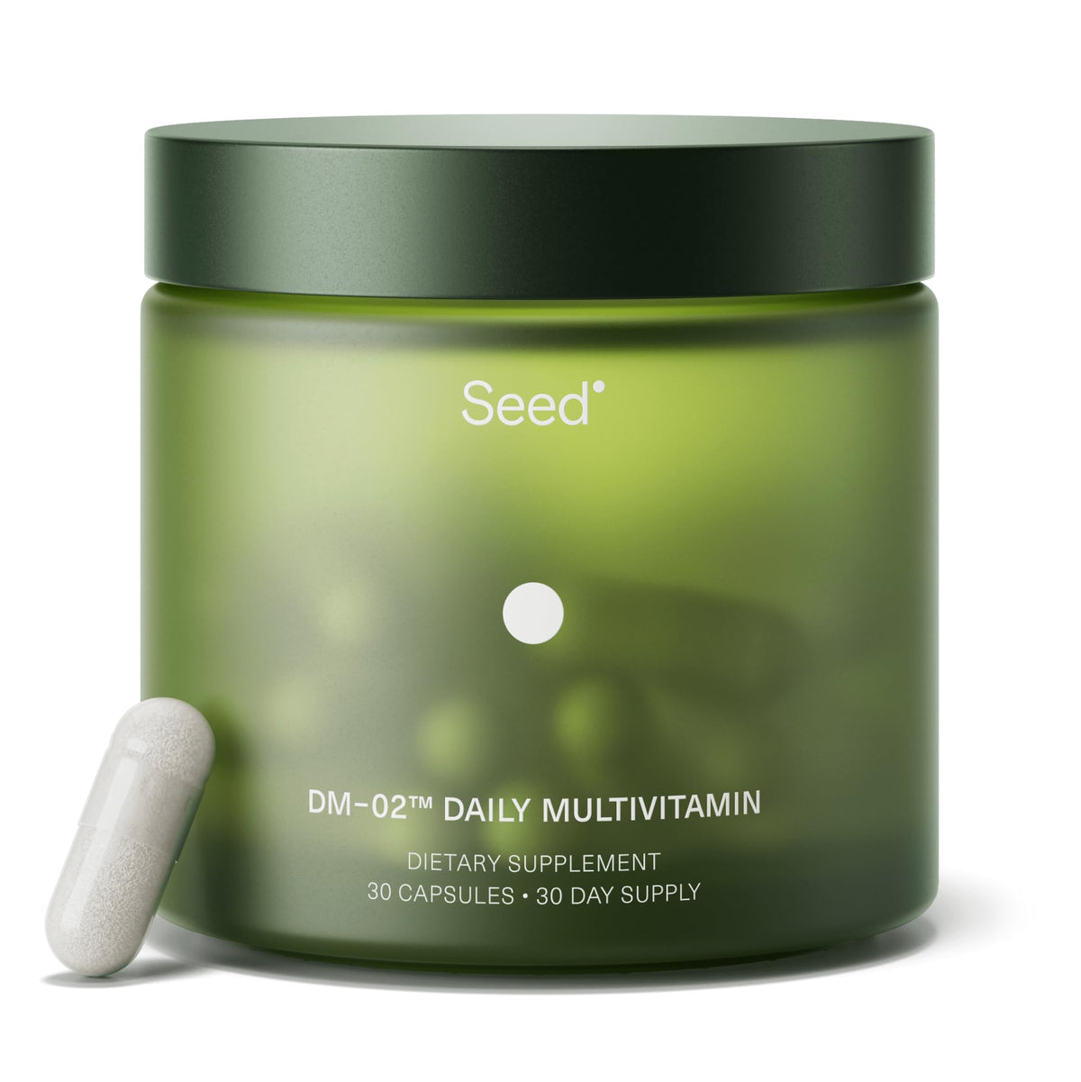 Seed DM-02 montre une bouteille et son emballage pratique pour le quotidien