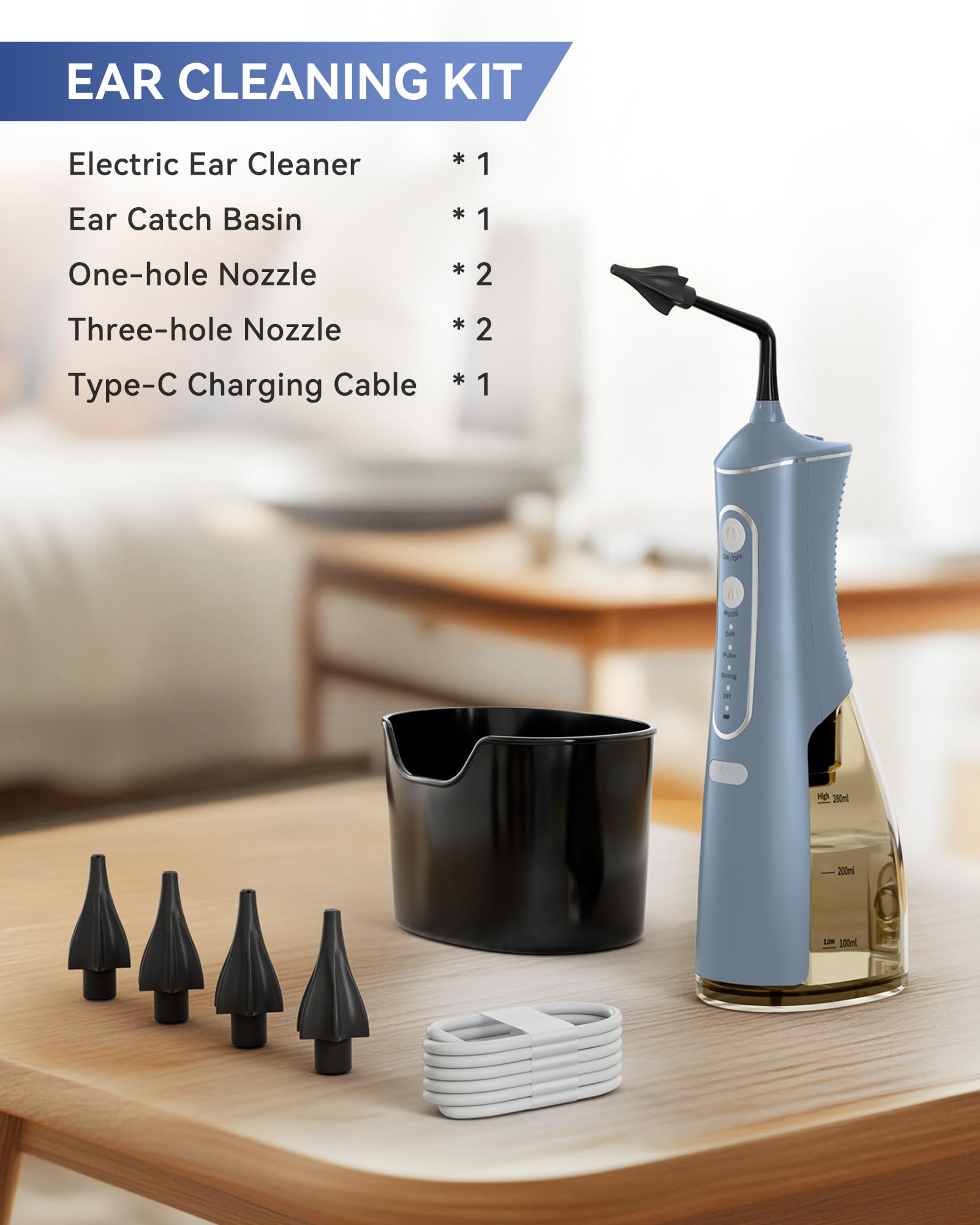 SEEDEAR réservoir-eau-300ml, remplissage unique pour une séance complète.
