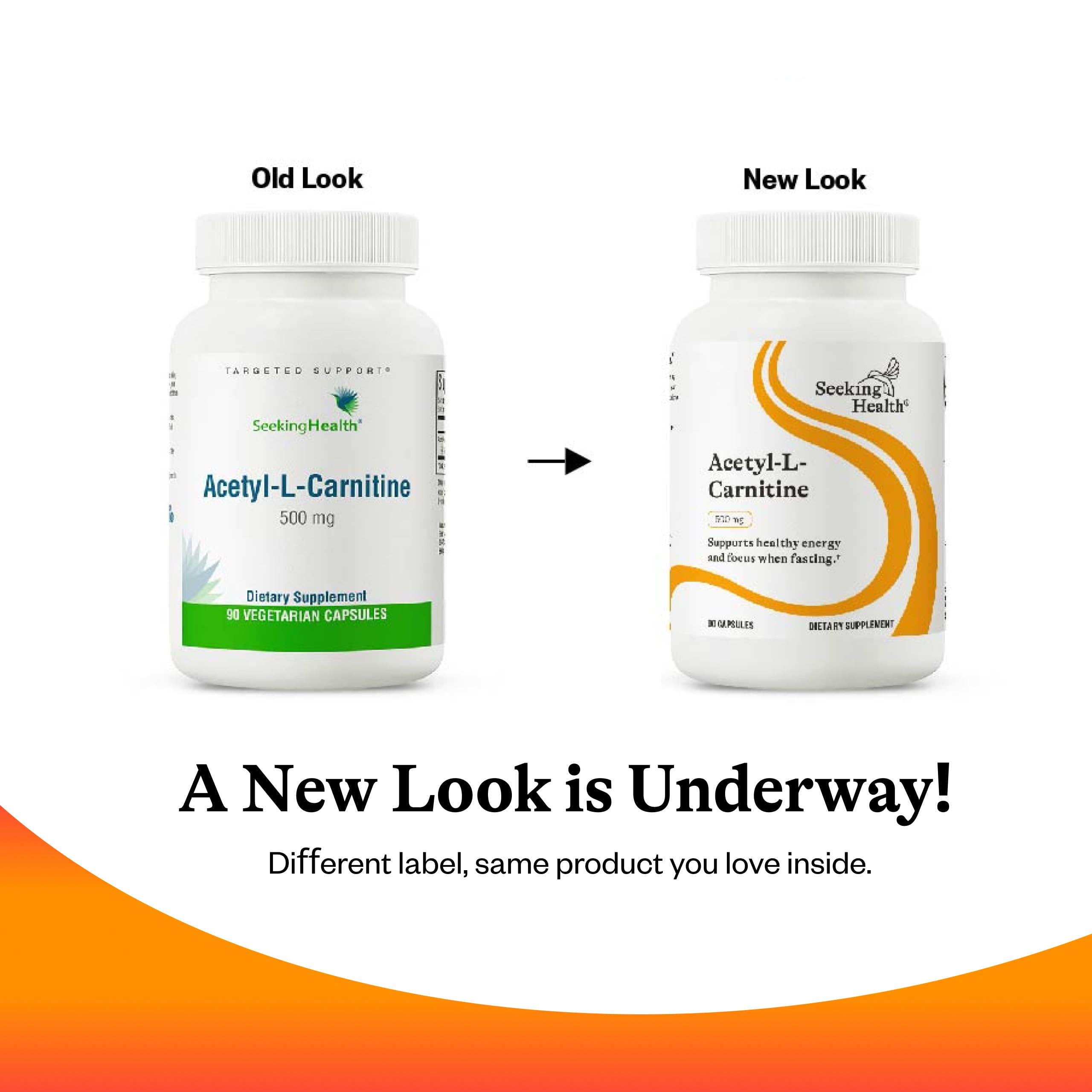 Usage quotidien Seeking Health Acetyl-L-Carnitine prise simple avec repas.
