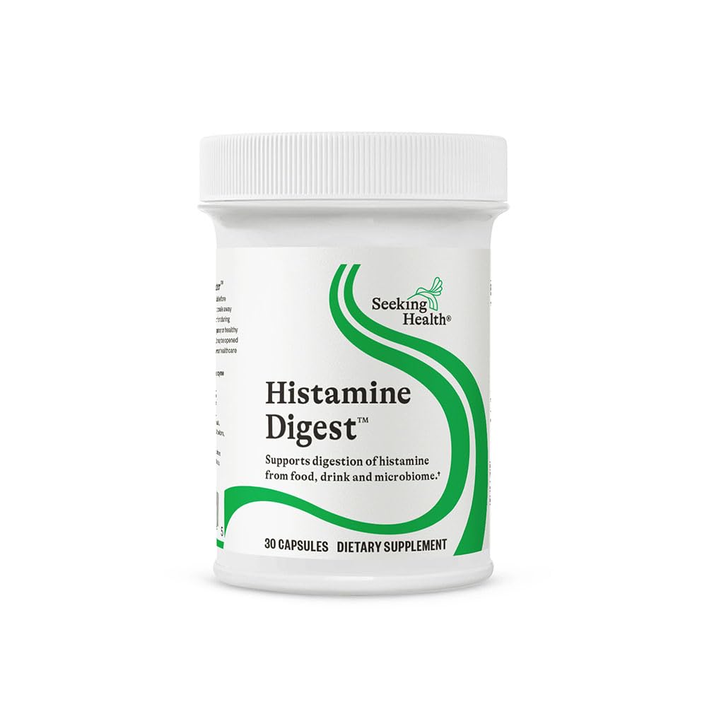 DAO Enzyme Seeking Health en bouteille, soutien digestif doux