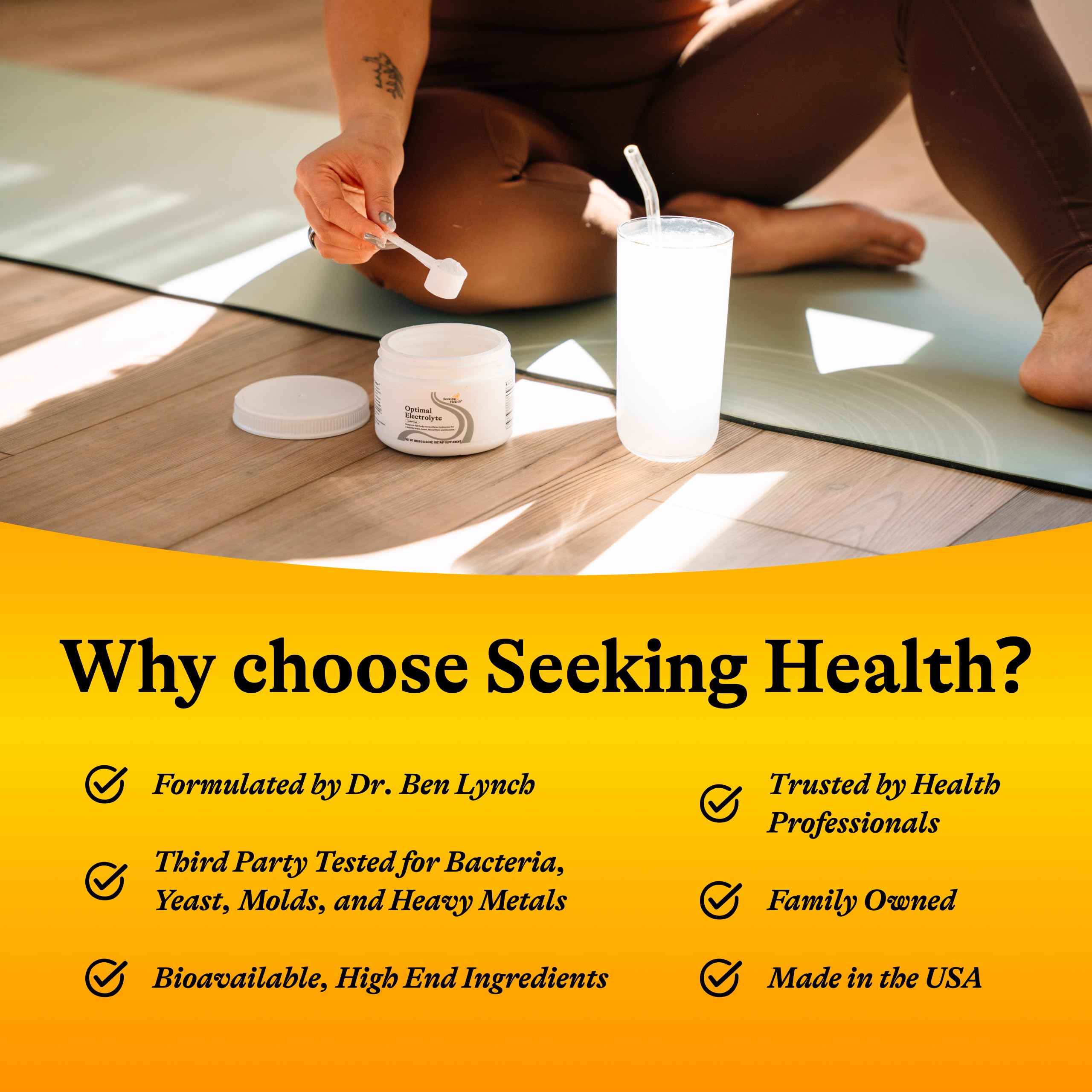 Seeking Health Électrolyte - idéal après l'effort pour réhydratation