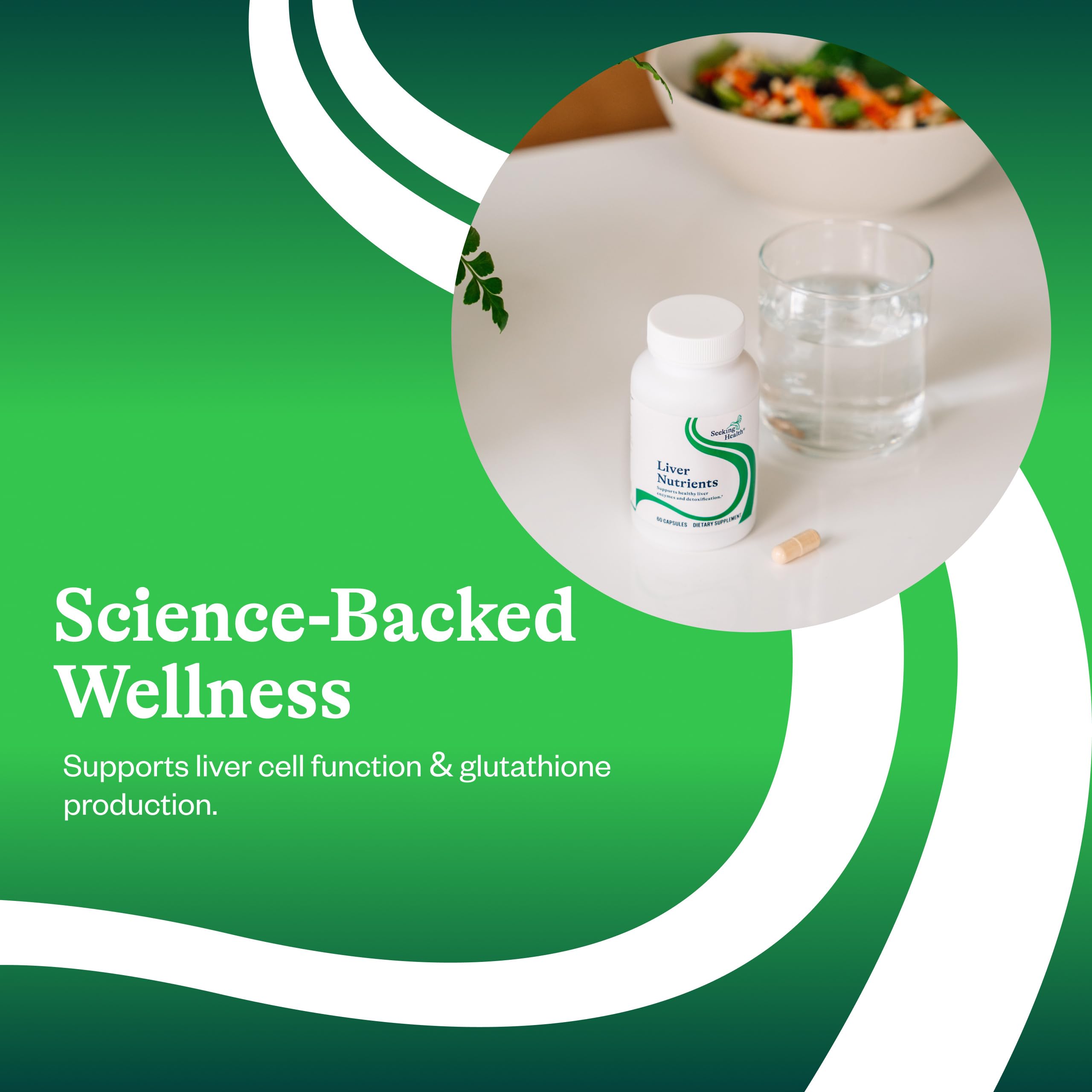 Seeking Health n-acétyl-l-cystéine capsules — aide possible au maintien du glutathion