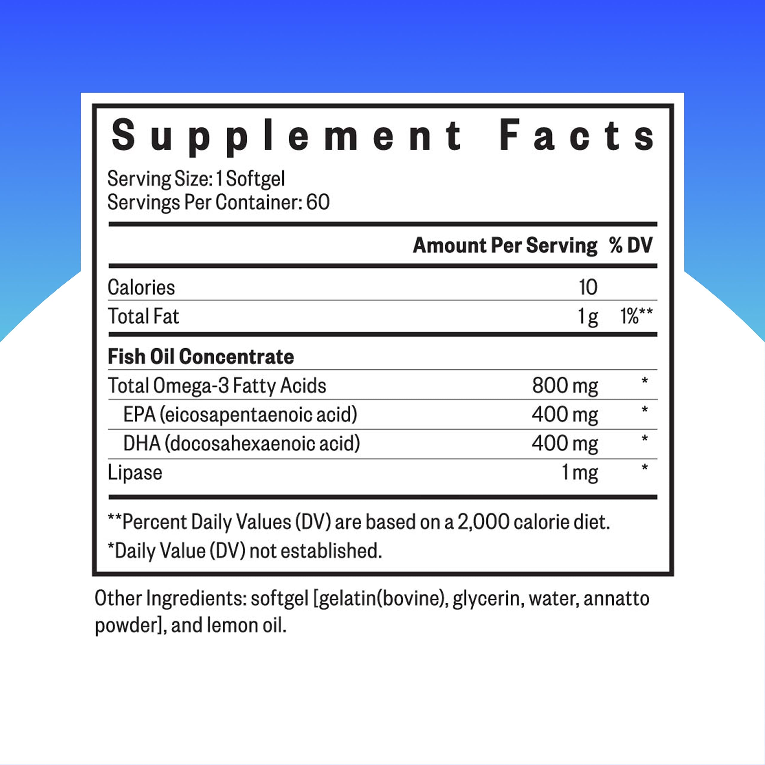 Gélules Seeking Health EPA/DHA, capsules, soutien potentiel cœur et mémoire.