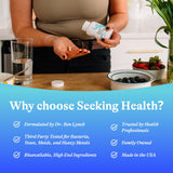 Seeking Health Homocysteine Nutrients: emballage carton, information durable et traçabilité.
