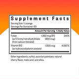 Pastilles blanches Seeking Health Hydroxo B12, faciles à prendre et discrètes au quotidien.