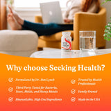 Utilisation quotidienne facile à intégrer dans votre routine de bien-être avec Seeking Health.