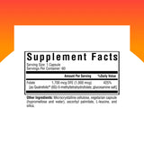 Seeking Health L-Methylfolate: étiquette présentant les ingrédients et l'usage recommandé.