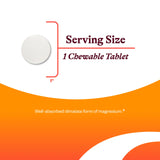 Tablette masticable Seeking Health magnésium malate pratique à emporter.