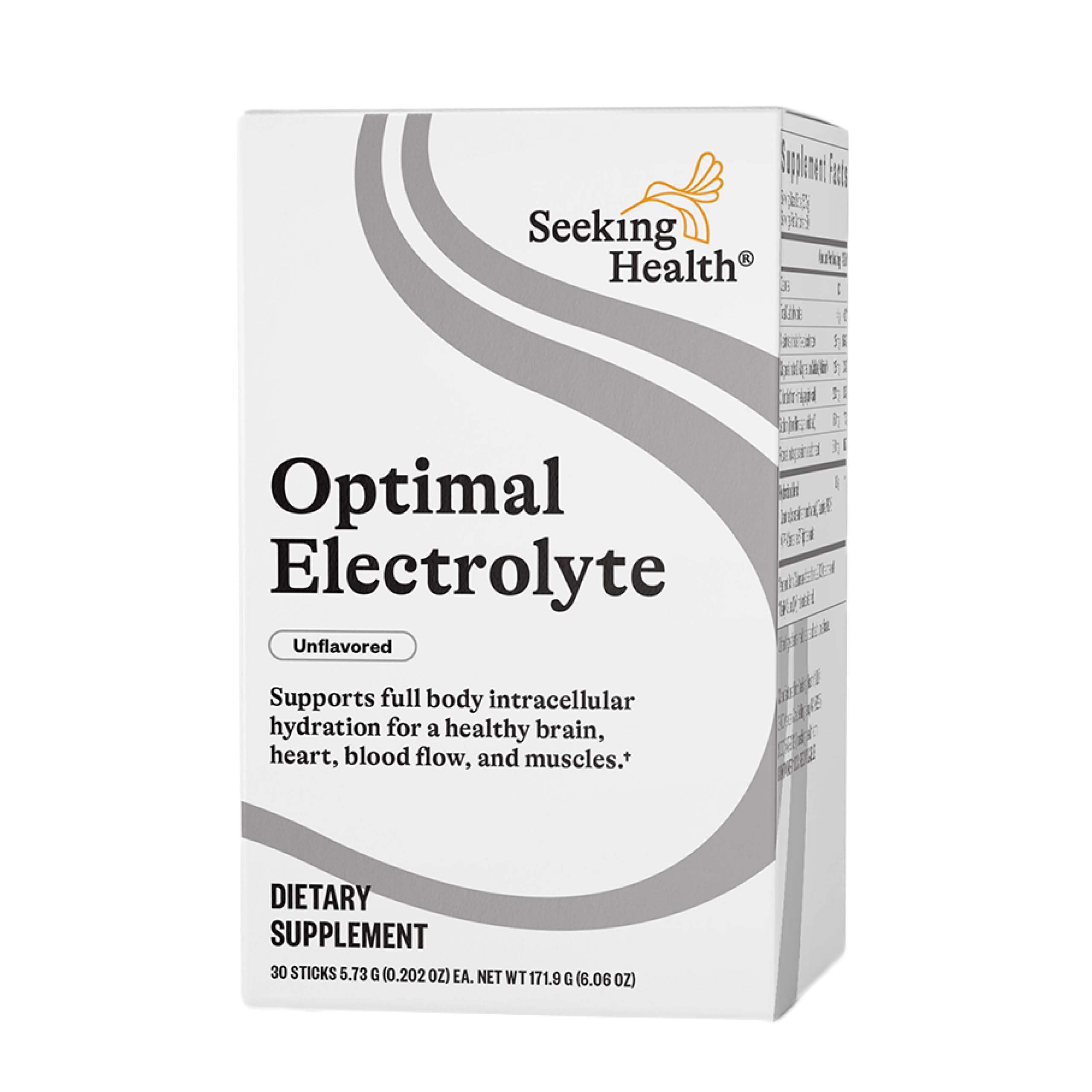 Sachets Seeking Health Bâtonnets Électrolytiques Optimaux pour hydratation rapide.