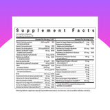Gros plan sur les capsules Seeking Health Optimal Prenatal MF, faciles à avaler dans la routine.