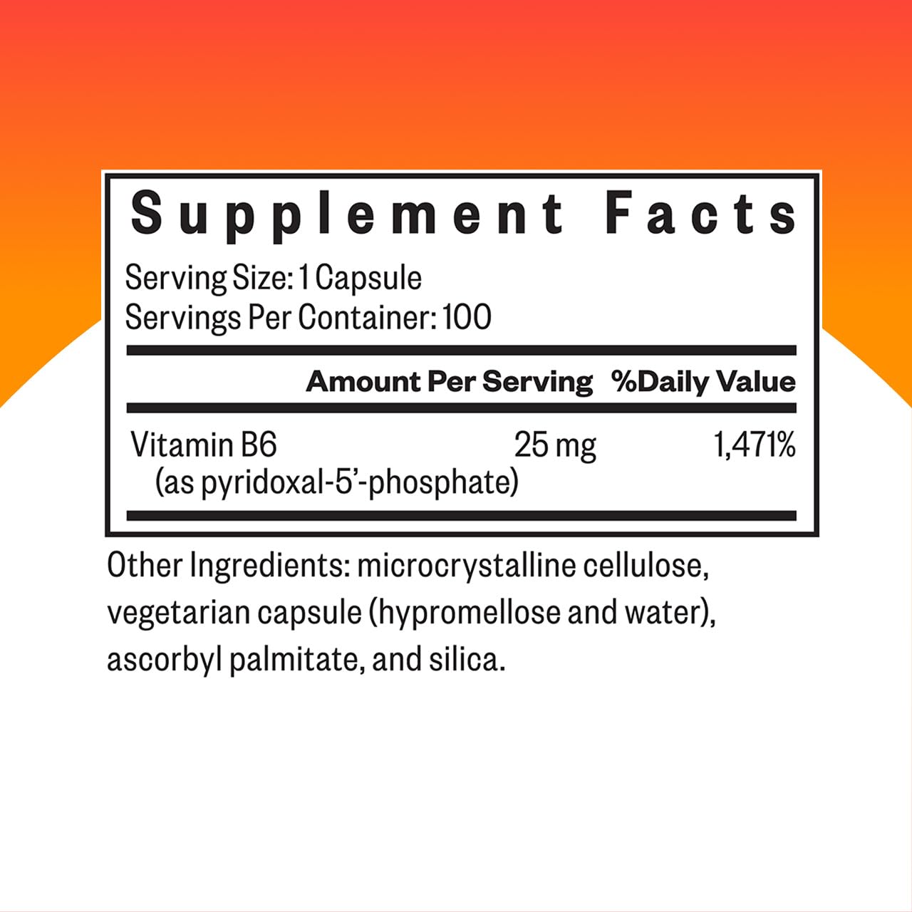 Capsules végétariennes Seeking Health P-5-P, faciles à avaler et adaptées à un mode de vie actif.