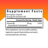 Capsules végétariennes Seeking Health P-5-P, faciles à avaler et adaptées à un mode de vie actif.