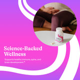 Seeking Health Prenatal Essentials MF – Dosage quotidien en deux capsules, simplicité et constance.