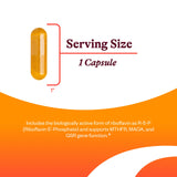 Seeking Health Riboflavine: étiquette claire et formule exempte d’allergènes majeurs.