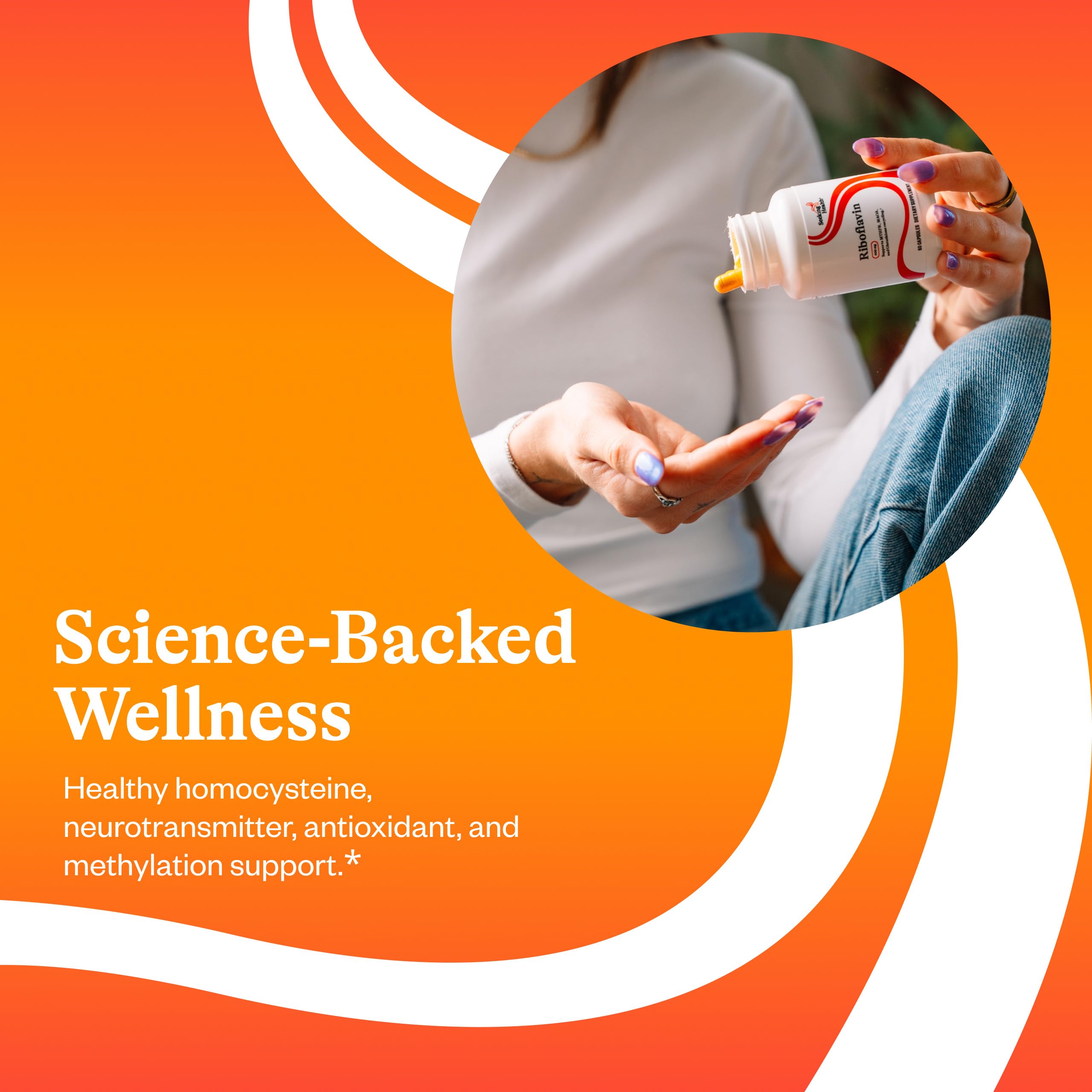 Seeking Health Riboflavine: complément végétarien pour vitality et routine quotidienne.