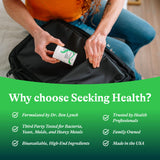 Seeking Health Saccharomyces boulardii, probiotiques stables, faciles à intégrer au quotidien.