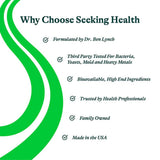 Seeking Health Saccharomyces boulardii, engagement sécurité et qualité au cœur de la formulation.
