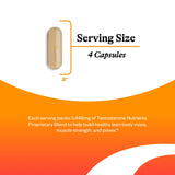 Seeking Health Testosterone Nutrients etiquette-ingrédients, transparence sur les composants et origines