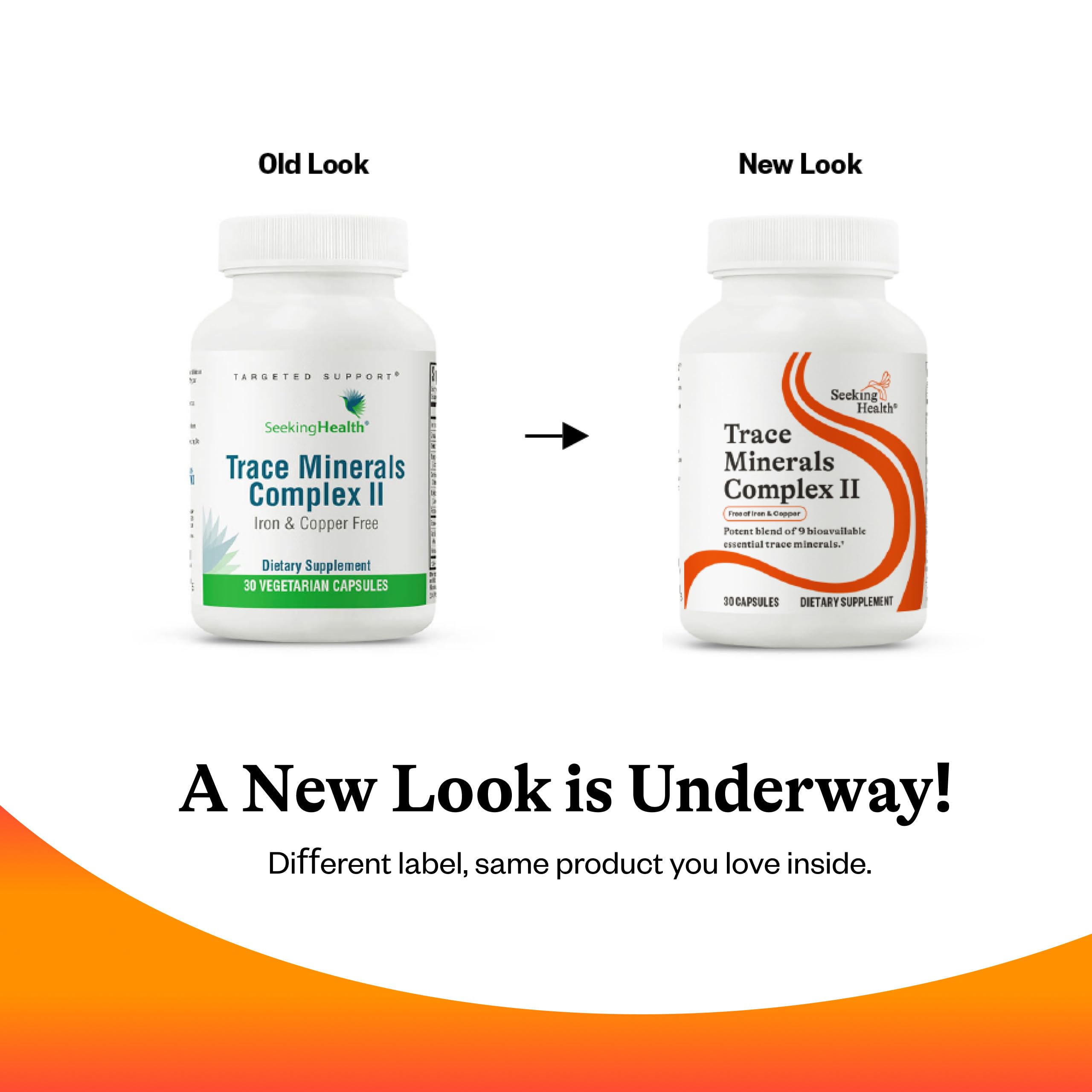 Seeking Health Trace Minerals Complex II soutient potentiellement immunité et cerveau grâce au zinc et au sélénium.