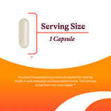 Seeking Health Trace Minerals Complex II: minéraux chelatés assurant une meilleure absorption.