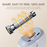 Seemagic coupe-ongles électrique 2 vitesses, silencieux et sûr pour les adultes.