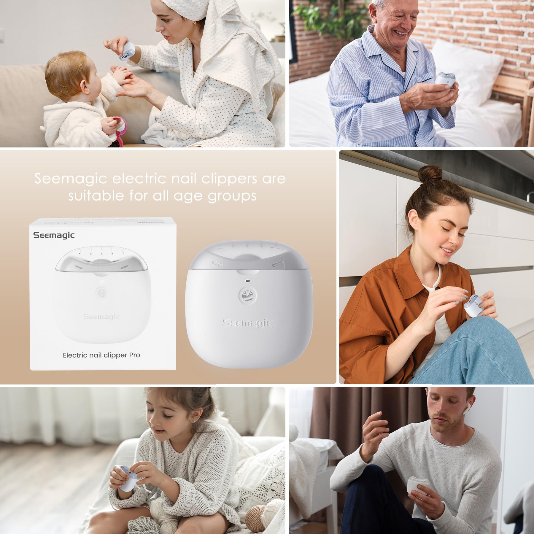 Seemagic cadeau pratique, aide les proches à entretenir leurs ongles.