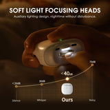 Seemagic coupe-ongles électrique moteur 40dB, idéal pour bébés sensibles au bruit.