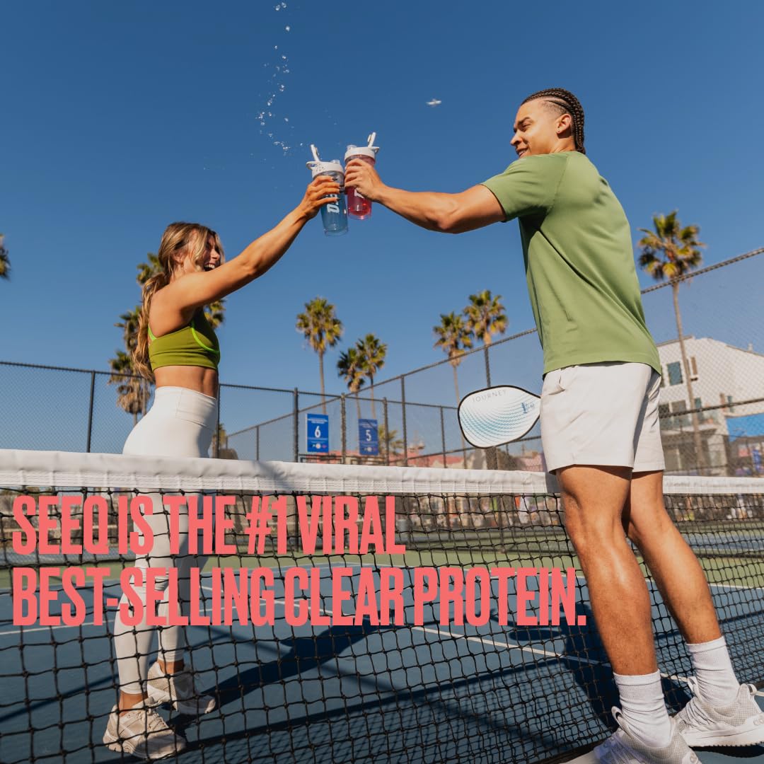 SEEQ Clear Whey Isolate, mélange rapide et sans lactose pour récupération fluide.