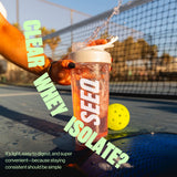 SEEQ Clear Whey Watermelon Wave en poudre pratique sans sucre ajouté.